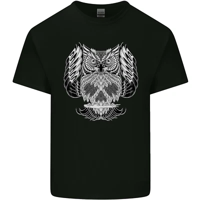 Owl Skull Ornithology Kids T-Shirt Childrens - Image 1 of 3