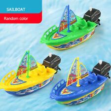 Speed Boat Ship Toys Float Water Classic Winding Clockwork Boy Shower Bath Toy
