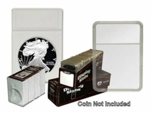 BCW - Combo de losa de exhibición con inserto de espuma, American Silver Eagle White, paquete de 25 - Imagen 1 de 5