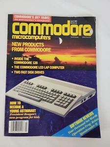 Vtg Commodore Microcomputers Magazine April 1985 - Picture 1 of 7