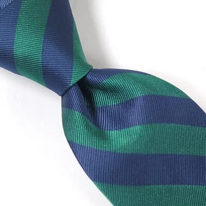 NWT - CLUB ROOM Elegant Green & Blue Necktie, Striped Pattern, Silk & Polyester. - Picture 1 of 7