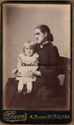 Cdv Halifax Mother & Baby Blond Hair Victorian Antique Photo