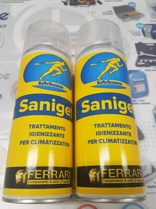 2 Bombolette Spay Sanificante Saniget 400ML Igienizzante per Climatizzatori - Imagen 1 de 1