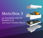 MaticBox 3 - White – innovative case for Raspberry Pi 3 & Asus Thinker Board