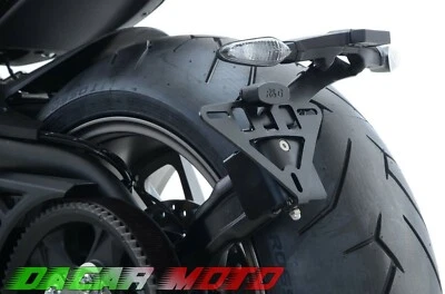 Placa Ducati X-Diavel S 1200 2016 2017 2018 2019 LP0199BK R&G - Imagen 1 de 4