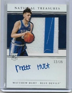 Matthew Hurt 2021 Panini National Treasures Rc Auto Patch #12/35 - Bild 1 von 1