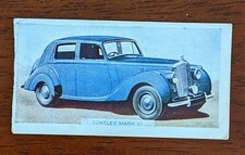 1949 Geoffrey Michael Publishers: Modern Motor Cars card #34 Bentley Mark VI