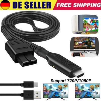 Audio-Video Konverter N64 Zu Hdmi Konverter HDMI Adapter 720p/1080P pal/ntsc DE - Bild 1 von 4