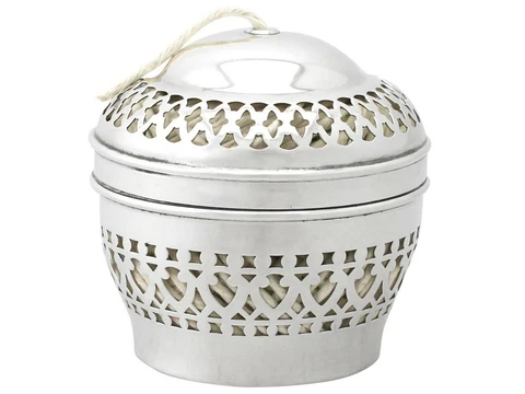 Antique George V Sterling Silver String Box by Gorham Manufacturing Company Cover