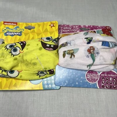 2x SpongeBob SquarePants + Disney Princess Head Band Cover Wear HER - Image 1 of 4