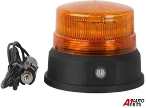 Wireless LED 12v Rechargeable Amber Warning Recovery Lamp Magnetic Beacon - Picture 1 of 8