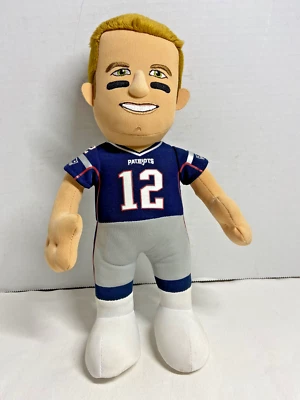 2015 Tom Brady Bleacher Creature muñeca de 10" figura de peluche New England Patriots Foto 1 de 4