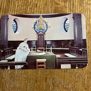 Vintage Postcard Chamber of the House of Burgesses in the Reconstructed Capital - Picture 1 of 3