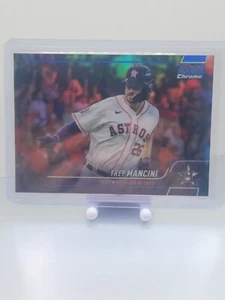 2022 TOPPS STADIUM CLUB CHROME TREY MANCINI ORANGE REFRACTOR #/25 SP Color Match - Picture 1 of 3