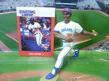 1988  JOE CARTER - Starting Lineup Baseball Figure & Card - CLEVELAND INDIANS