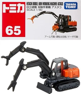 Takara Tomy Tomica 65 Hitachi Double Arm Working Machine Astaco From Japan - Picture 1 of 4