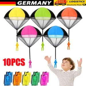 Fallschirm Spielzeug Kinder, Fallschirmspringer Hand Werfen Fallschirm Outdoor - Bild 1 von 15