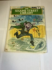 Vintage 1978 Sesame Street Library Vol 7, (Letters N, O, & P, Number 7) - As Is - Picture 1 of 24