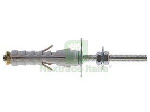 50PZ TASSELLO IN NYLON CON VITE DOPPIA "SB" SB 9 5 Ø MM.9X40 VITE Ø MM.4 MAX35: - Foto 1 di 3