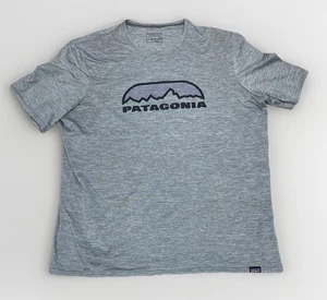 Patagonia Shirt Mens Large Gray Heather Daily Capilene Baselayer Asia Fit - Picture 1 of 6