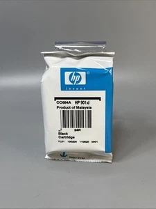 Genuine Factory Sealed HP 901XL CC654A Black Ink Cartridge - No Box - Picture 1 of 4