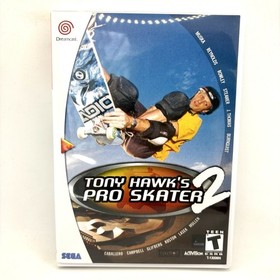 Dreamcast Tony Hawk's Pro Skater 2 Sega Dreamcast Replacement Case/Artwork
