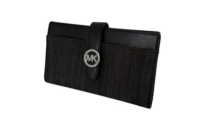 Michael Kors MK Geldbörse Portemonnaie Portmonee Jet Set Greenwich Schwarz NEU - Bild 1 von 4