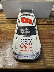 KASEY KAHNE AUTOGRAPHED 2010 BUDWEISER OLYMPIC DUEL RACE WIN COT DIECAST - Picture 1 of 6