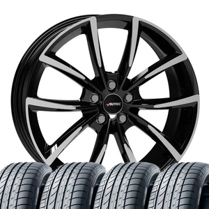 4x Autec Astana Sommerräder 8x18 SWP + 225/40 R18 92Y Continental für Opel Astra - Bild 1 von 5