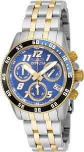 Invicta 15507 40 mm Pro Taucher Schweizer Chronograph blaues Zifferblatt Armband mittelgroße Uhr - Bild 1 von 3