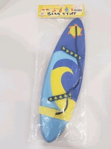 Tavola da surf vintage Costruisci un orso blu/giallo 'Cattura un'onda!' Tavola da surf BABW nuova - Foto 1 di 5