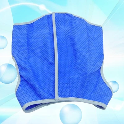 Pet Cooling Dog Ice-Cooling Harness Pet Mesh Vest With Tape - Size S (Blue) - Image 1 of 4