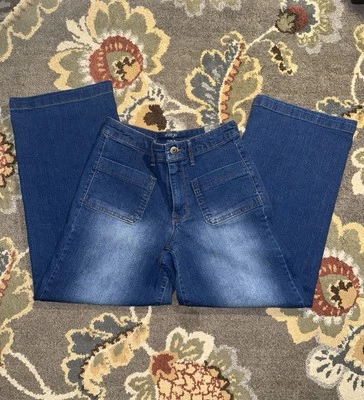 Nuevos vaqueros crop pierna ancha talla 5 Foto 1 de 4