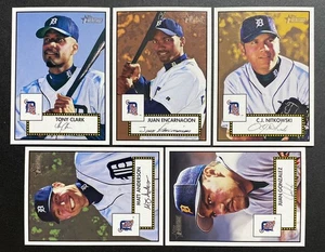 2001 Topps Heritage Tigers Lot C.J. Nitkowski - Tony Clark - Juan Gonzalez - Picture 1 of 2