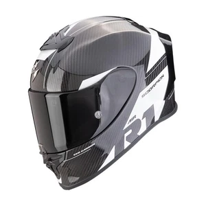 Scorpion Motorcycle Helmets - R1 EVO CARBON RALLY BK/WHT XS - Picture 1 of 1