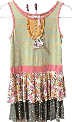 NWT Matilda Jane 435 Happy and Free Day At The Park Sleeveless Dress - Size 12 - Image 1 of 4