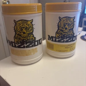 Vintage 2er Set University of Missouri Mizzou Tiger 14 Unzen Deckelbehälter - Bild 1 von 24