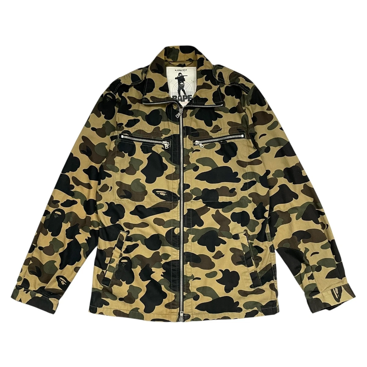 A Bathing Ape Cotton Outer Shell Multicolor Coats, Jackets & Vests