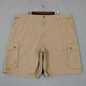 NEW Outdoor Life Sears Cargo Shorts Men's Size 44 Tan Horizon 100% Cotton NWT - Picture 1 of 7