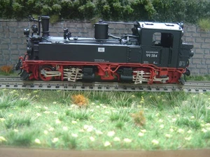 Bemo H0e 1016 869 Dampflok Br99 584 Döllnitzbahn "Neuwertig"(AND-895) - Bild 1 von 5