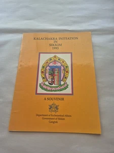 Kalachakra Initiation in Sikkim 1993 Souvenir Booklet – Signed by Dalai Lama - Picture 1 of 11