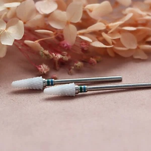 Keramik Nagel Bohrer Bit Kegel grün/blau grob Gel Acryl Entfernung 1 Stück - Bild 1 von 1