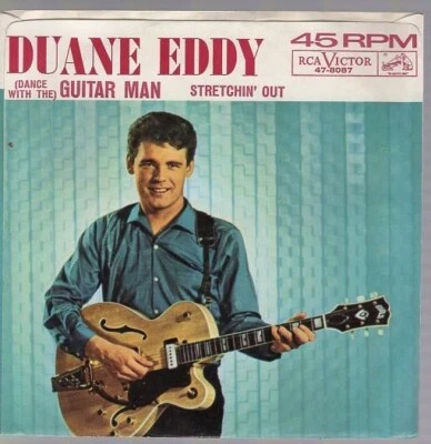 Duane Eddy -  (Dance With The) Guitar Man / Stretchin' Out 7" 45 w/ PS - Image 1 of 4