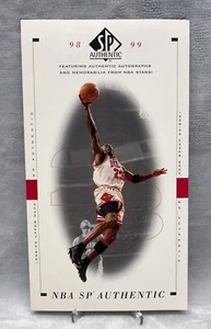 RARE 1998-99 Upper Deck SPx Authentic Michael Jordan PROMO Brochure MINT - Bild 1 von 4