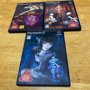 PS2 Zero Fatal Frame Crimson Butterfly The Tormented set of 3 Japan Region - Picture 1 of 8