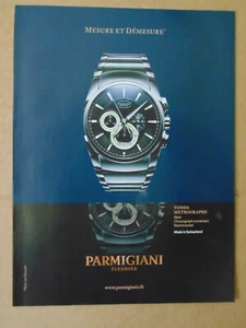 2014 PARMIGIANI WATCH print ad - Picture 1 of 1