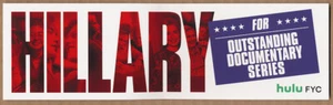 Hillary (Clinton) (Hulu documentary) - RARE promo sticker '20 - Picture 1 of 1