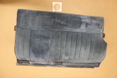 73-91 GM Chevy Suburban Driver Rear Seat Back Upper w/ Hinge Blue OEM - Image 1 of 4