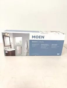 Juego de accesorios de baño MOEN Wellton de 4 piezas en níquel cepillado Y1394BN - Imagen 1 de 12