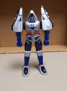 BANDAI POWER RANGERS TIME FORCE TIME FLYER BLUE MEGAZORD 2000 5 1/2" TALL - Picture 1 of 4